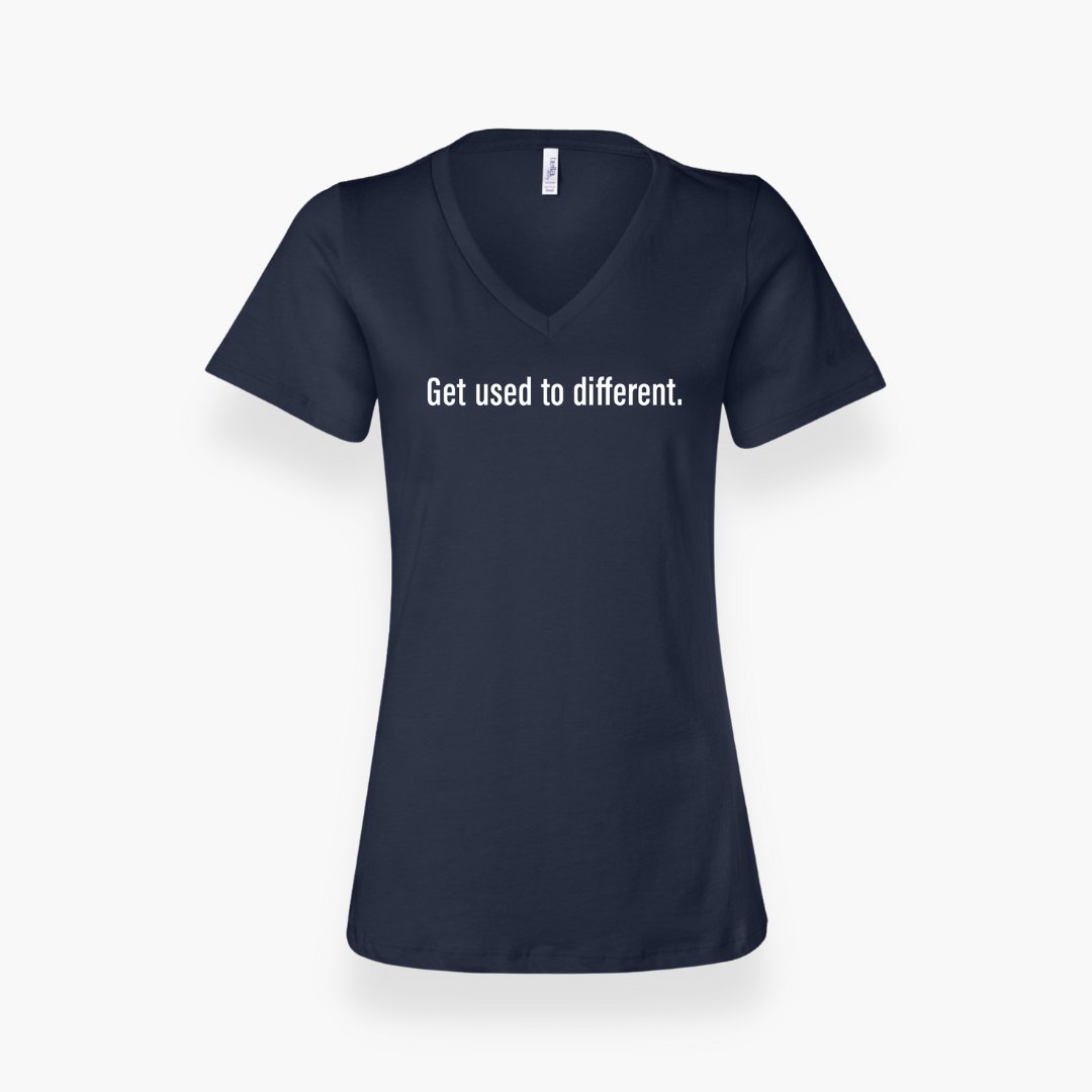 Get used to different Chosen T-Shirt (Limited Edition) - Women Navy