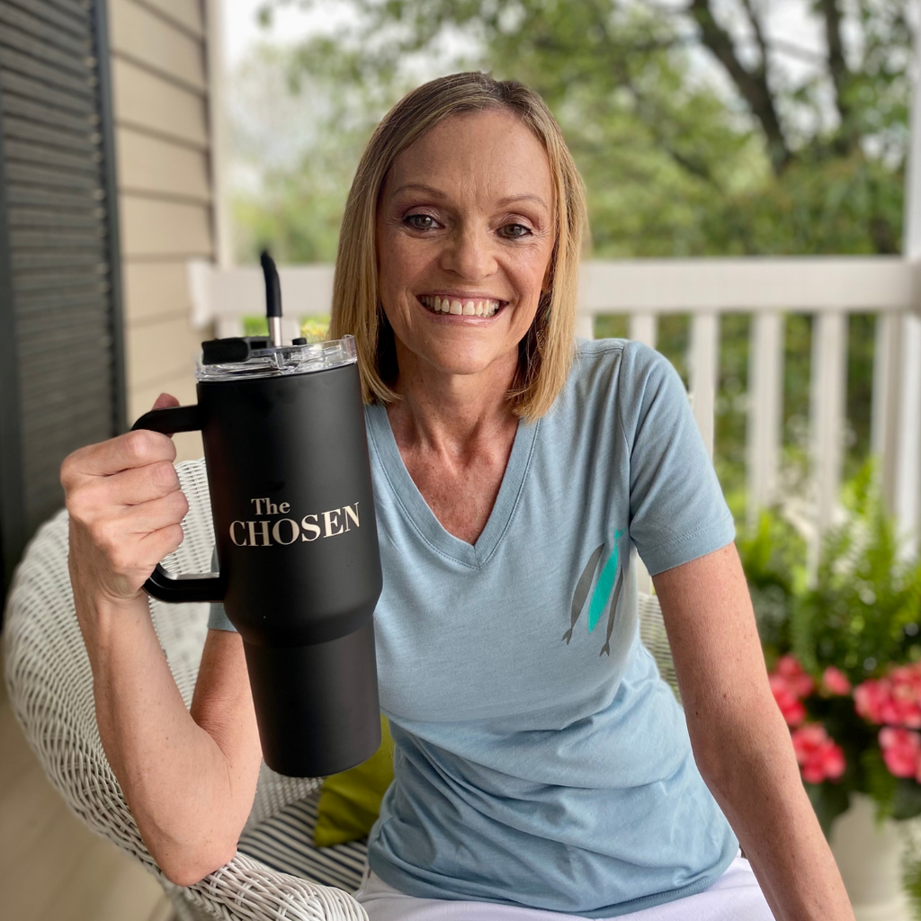 Three Fish 40 oz Tumbler