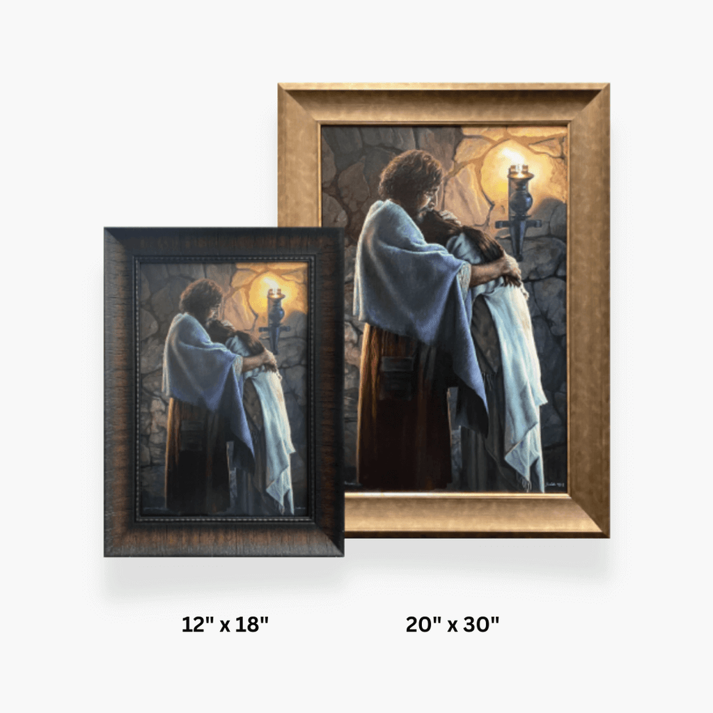 Je bent van mij schilderij (ingelijst)