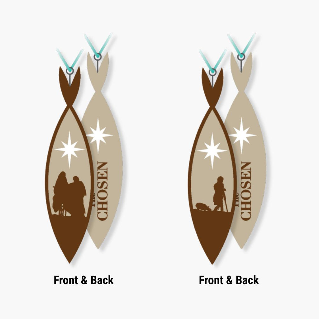 2-Pack Set of Christmas Ornaments