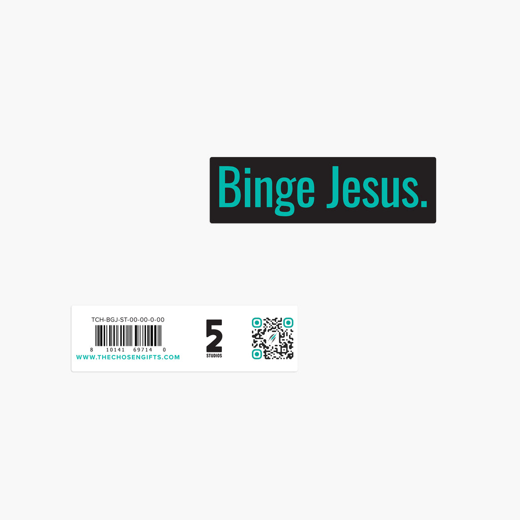 Binge Jesus Sticker