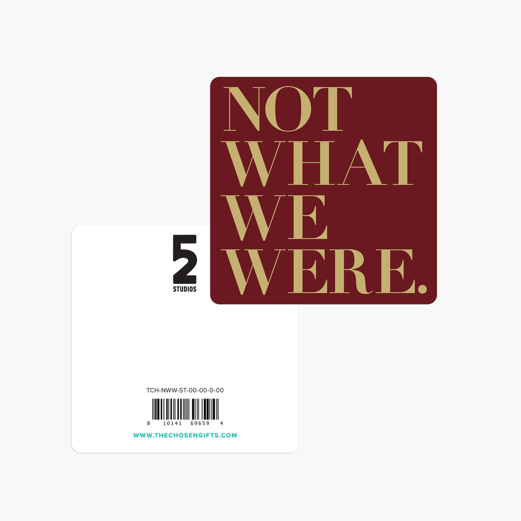 Not What We Were Sticker