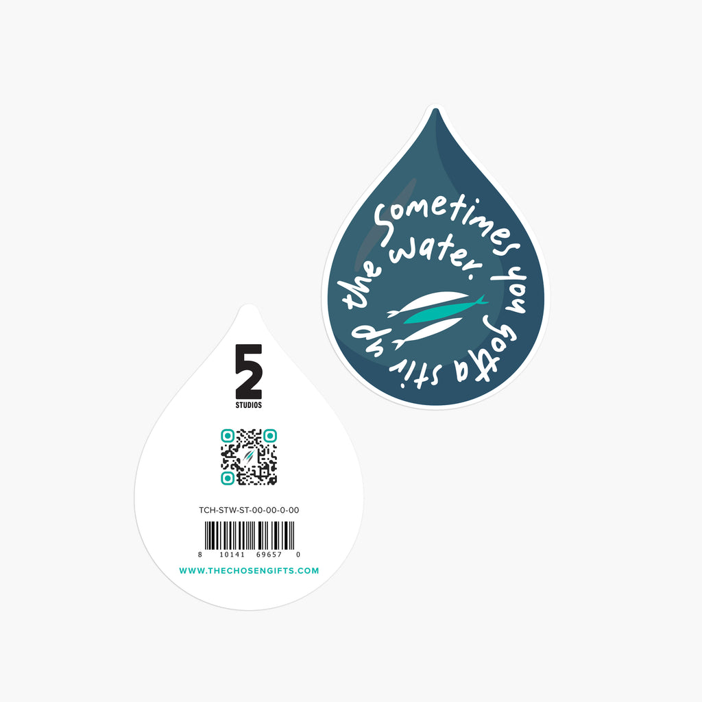 Agitar el agua Pegatina