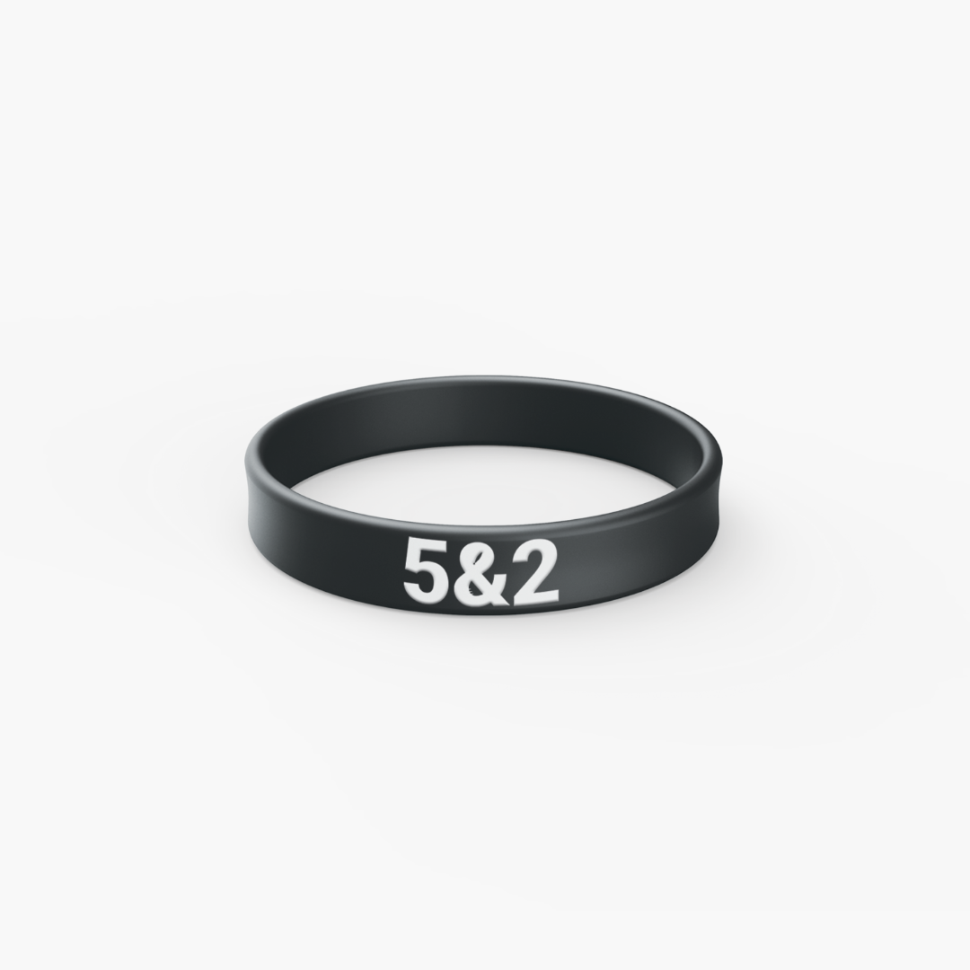 5&2 Silicone Wristband