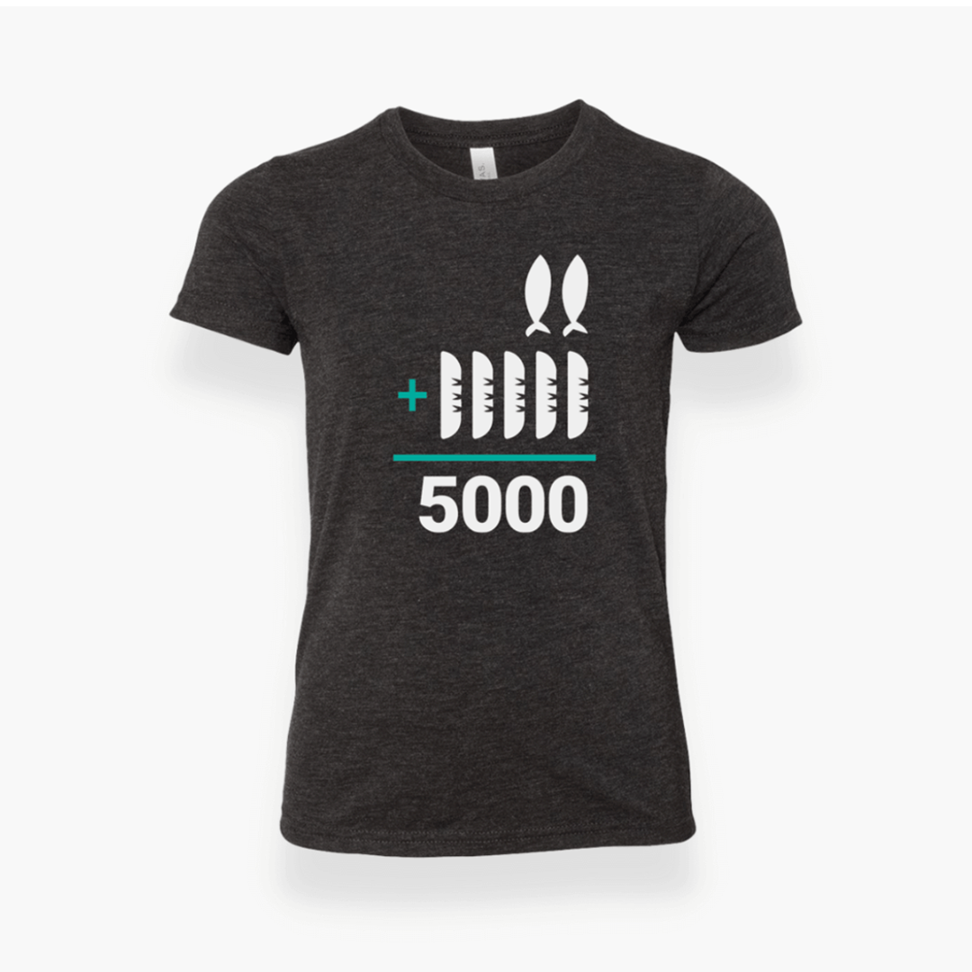 2+5=5000 Adult & Youth T-Shirt for Youth
