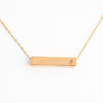 The Chosen Four-Sided Necklace Gold
