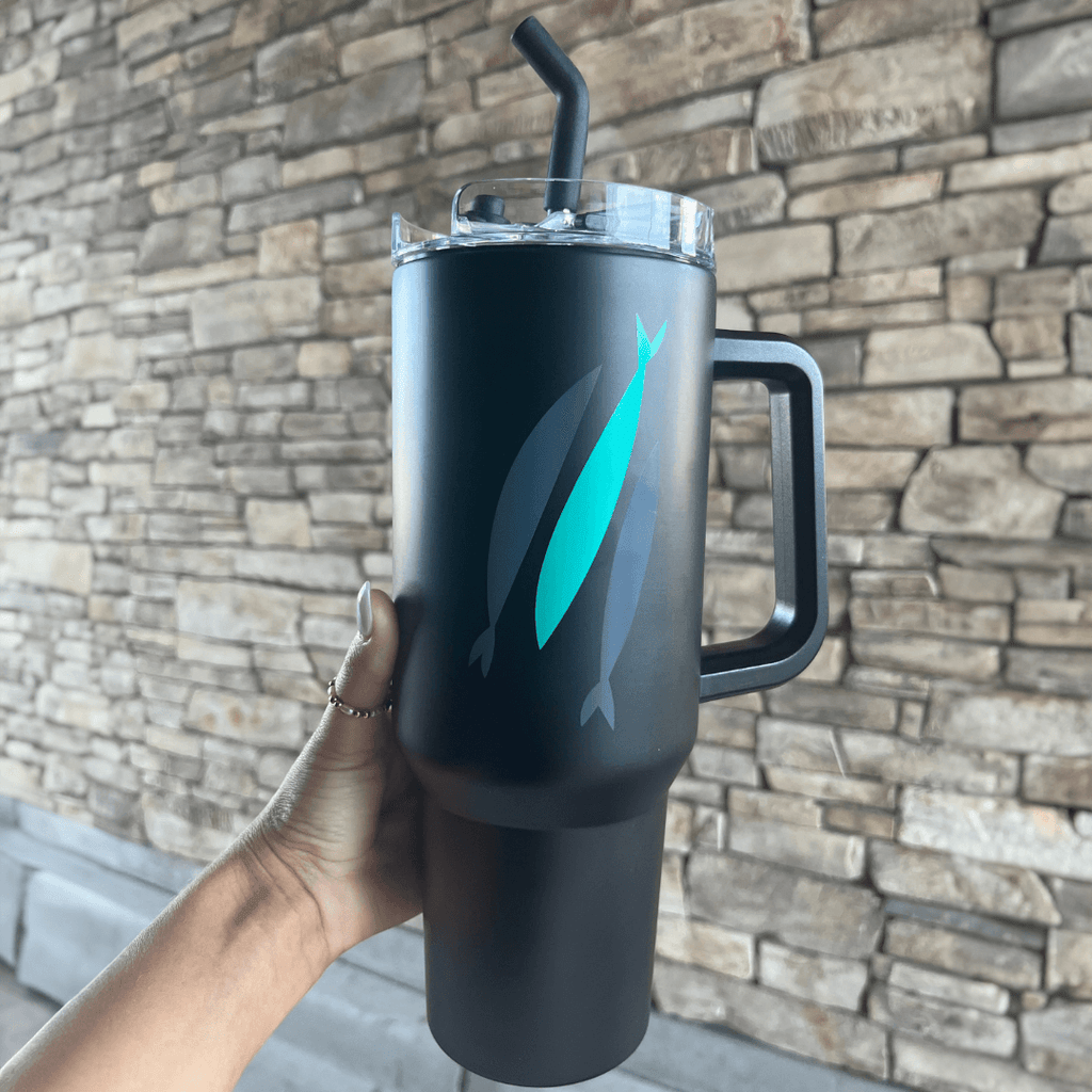 Drie vissen 40 oz tuimelaar