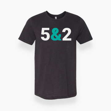 5&2 Adult & Youth T-Shirt Black