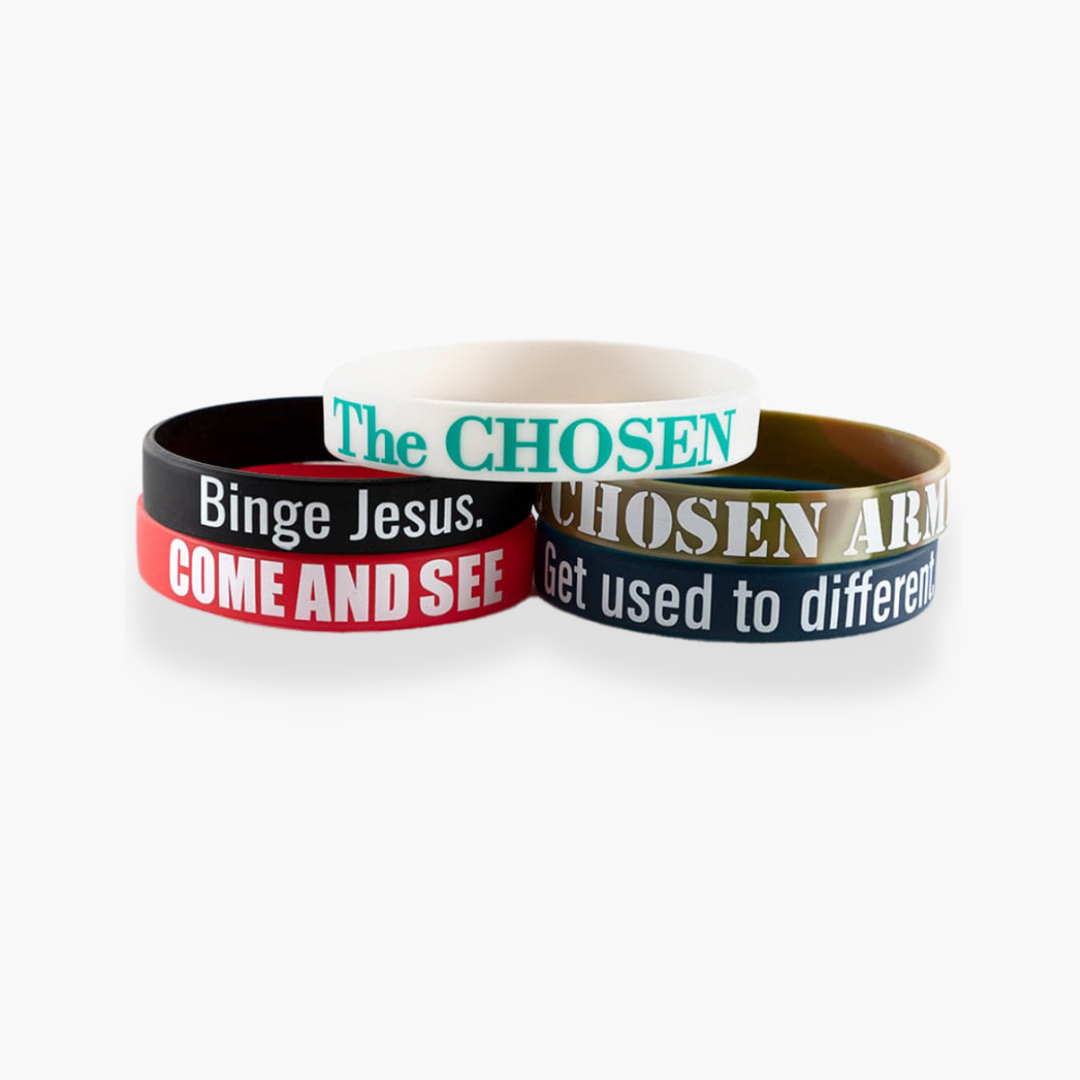 5 Pack of The Chosen Wristbands (Limited Edition) 2