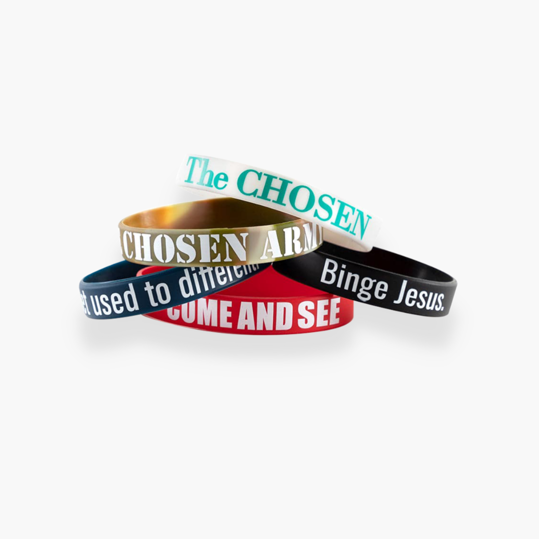 Products 5 Pack of The Chosen Wristbands (Limited Edition)