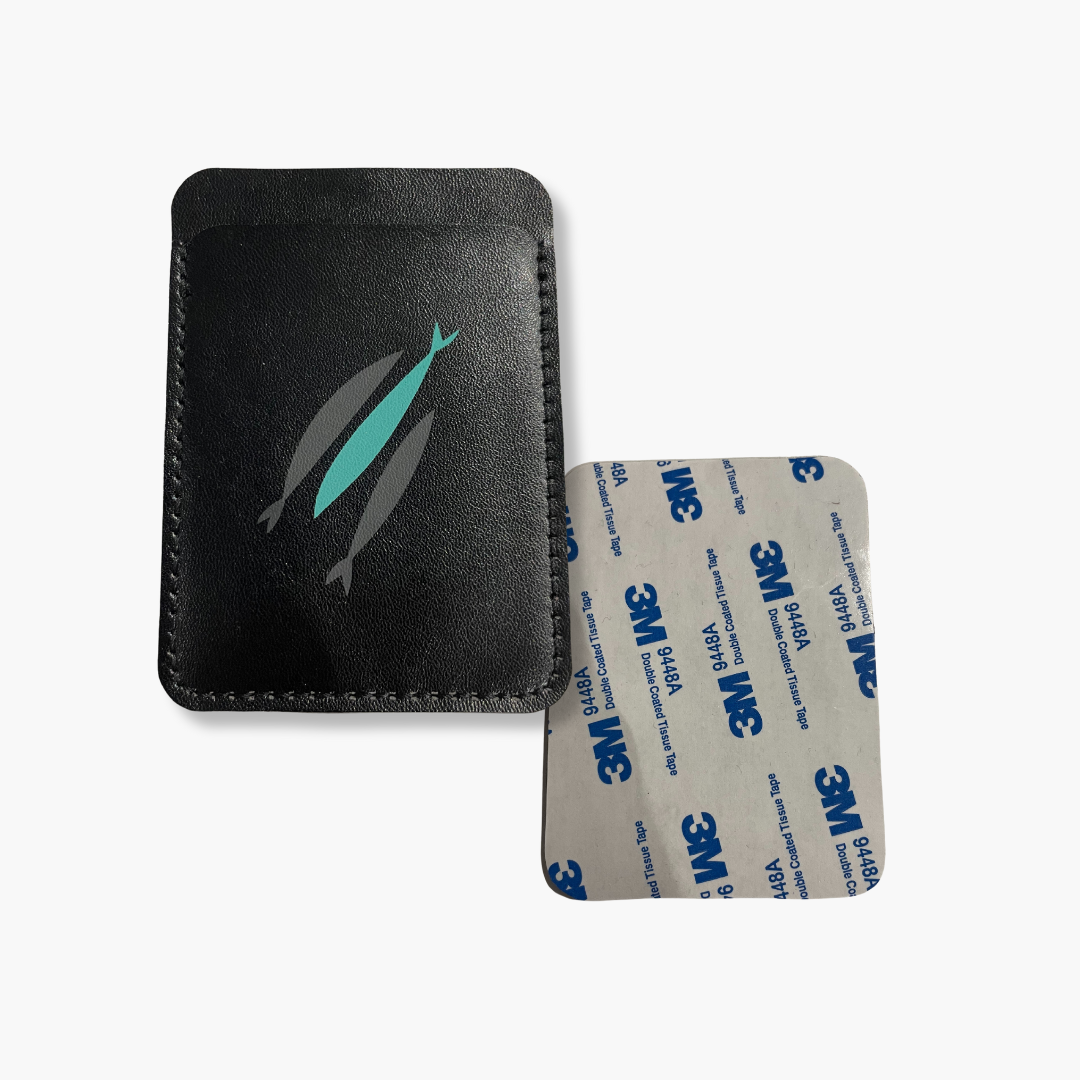 Three Fish Magnetic and Stick-On Phone Wallet