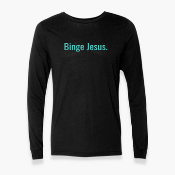 Binge Jesus Elegido Camisa de Manga Larga - Última Oportunidad