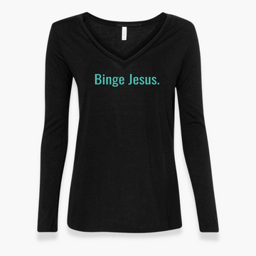 Binge Jesus Long Sleeve Shirt