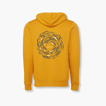 Laban sa Kasalukuyang Mustard Zip Hoodie