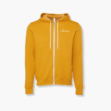 Laban sa Kasalukuyang Mustard Zip Hoodie