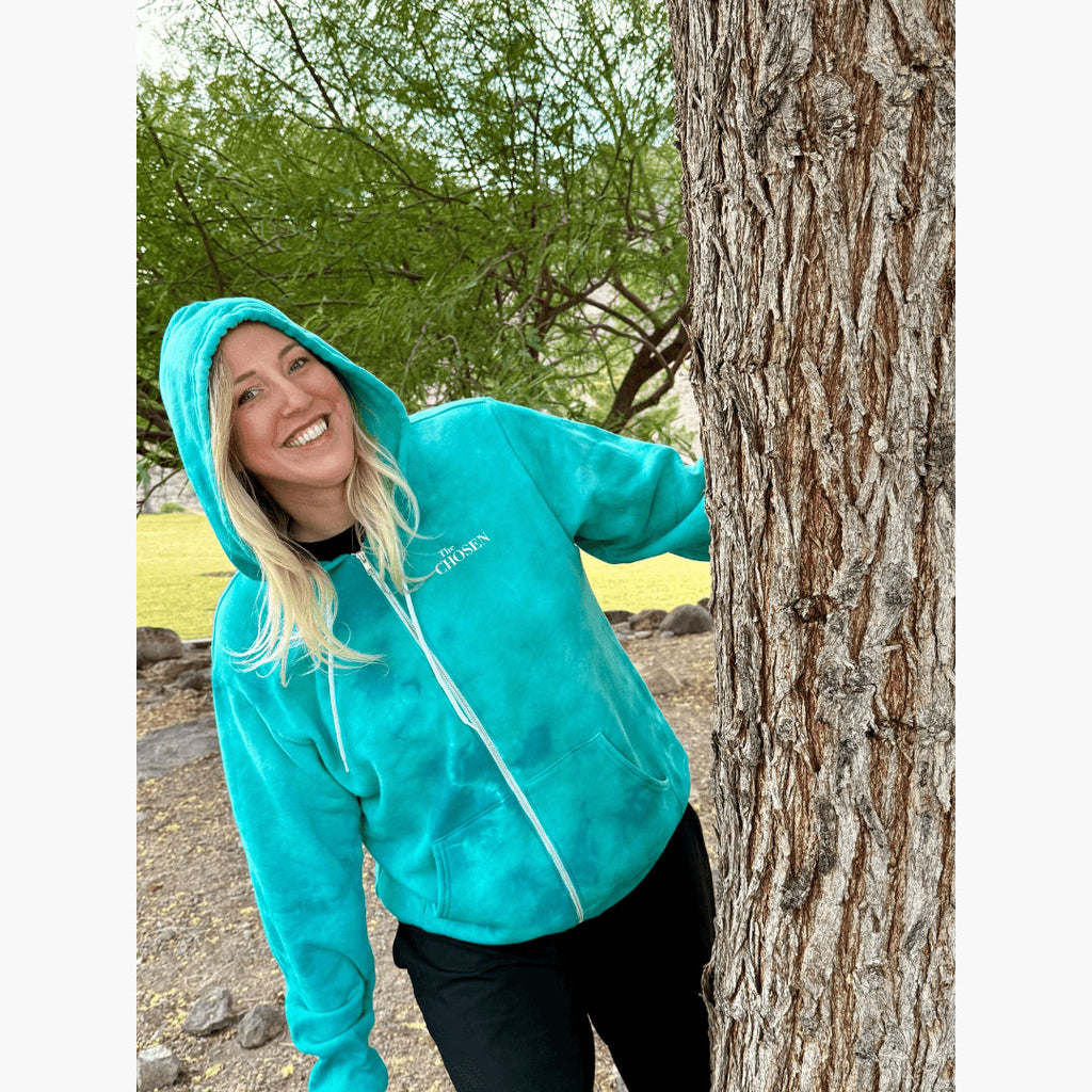 Laban sa Kasalukuyang Tie-Dye Zip Hoodie (Limited Edition)