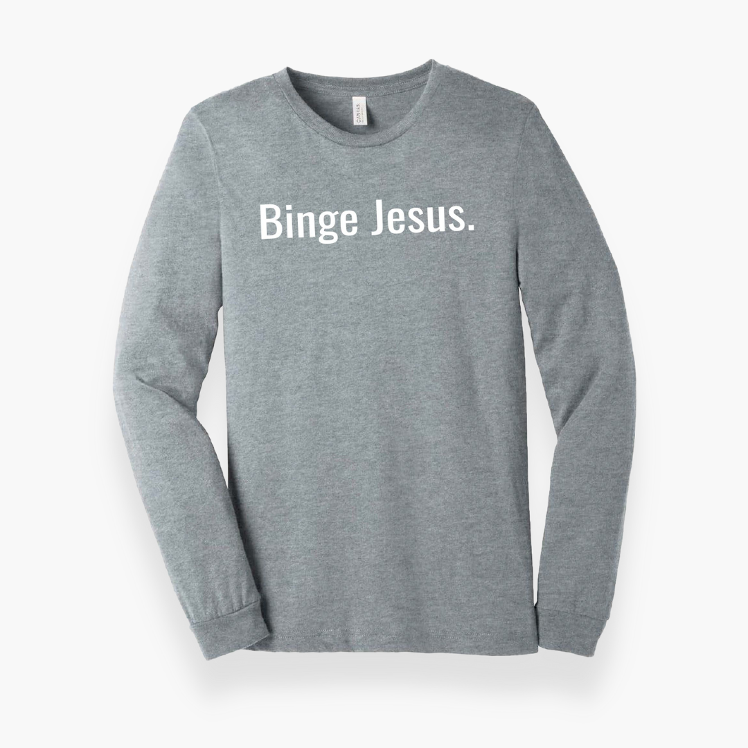 Binge Jesus Chosen Long Sleeve Shirt - Round