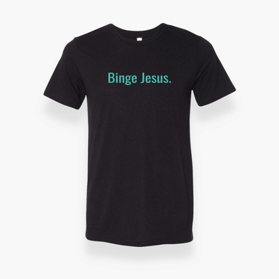 Binge Jésus T-Shirt Noir