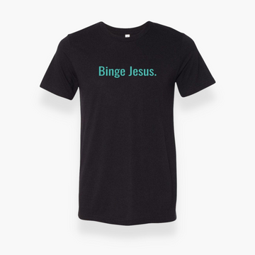 Binge Jésus choisi T-Shirt noir