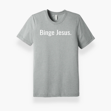 Camiseta Binge Jesus cinza