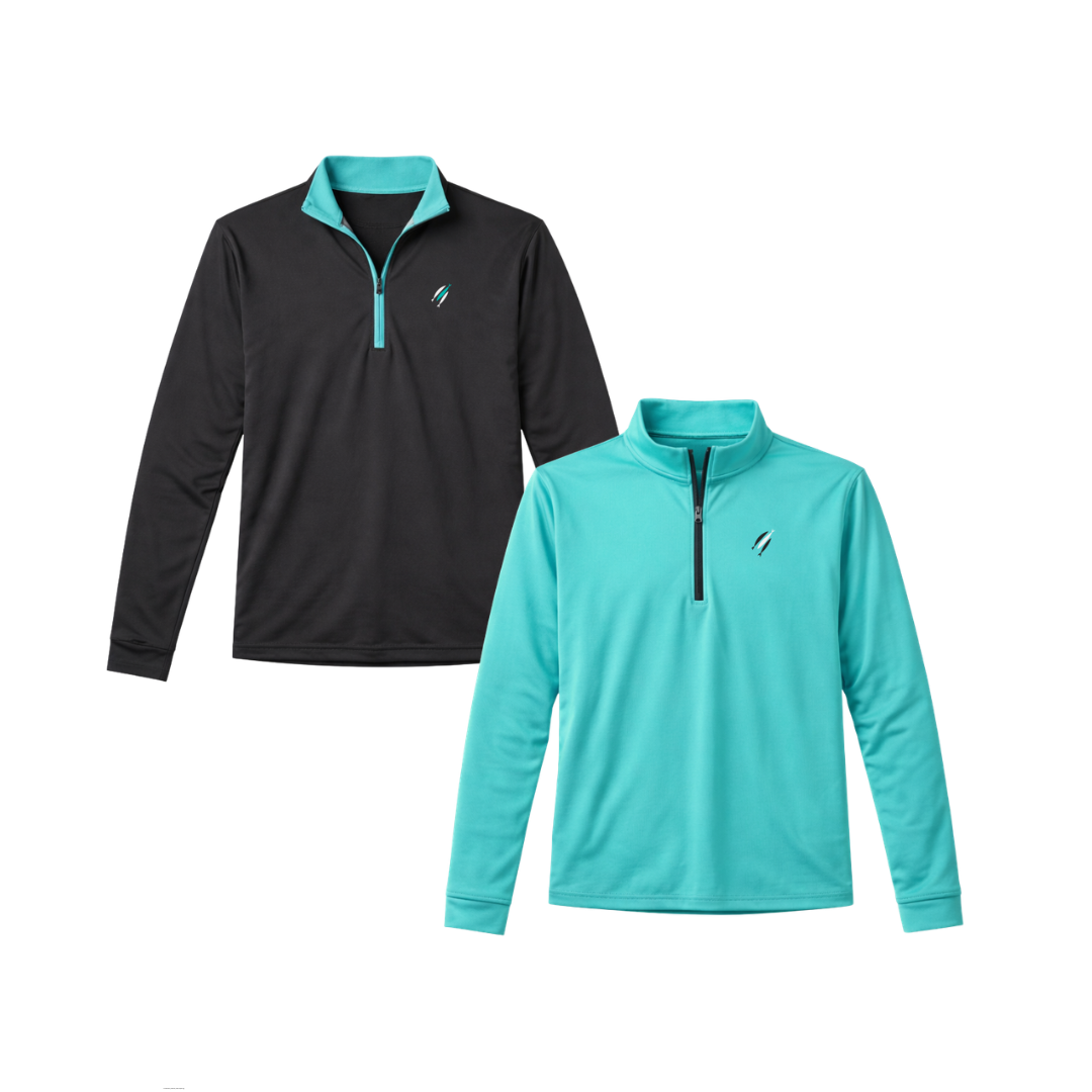 Three Fish Men's Quarter Zip