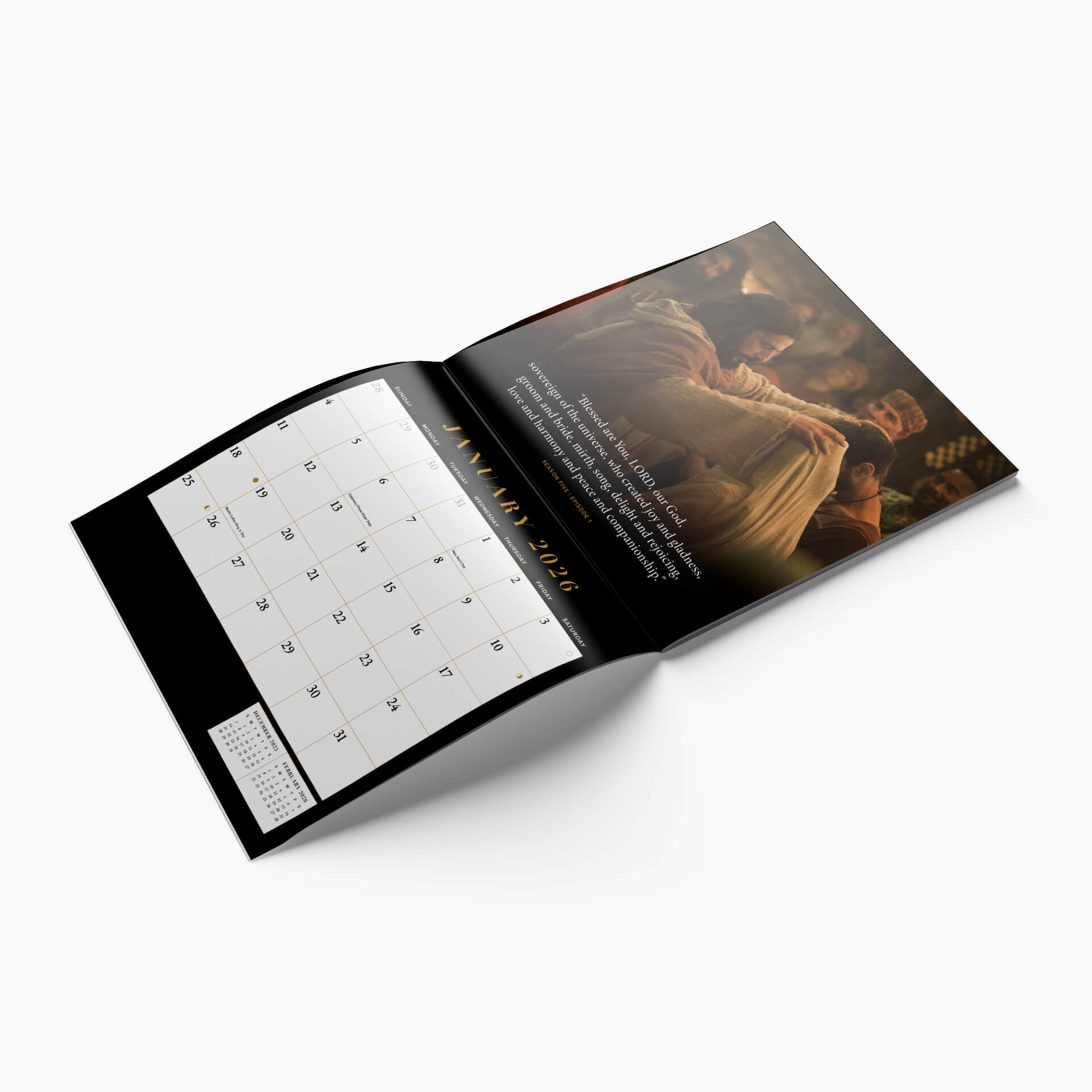 Los Elegidos - Calendario de pared 2026