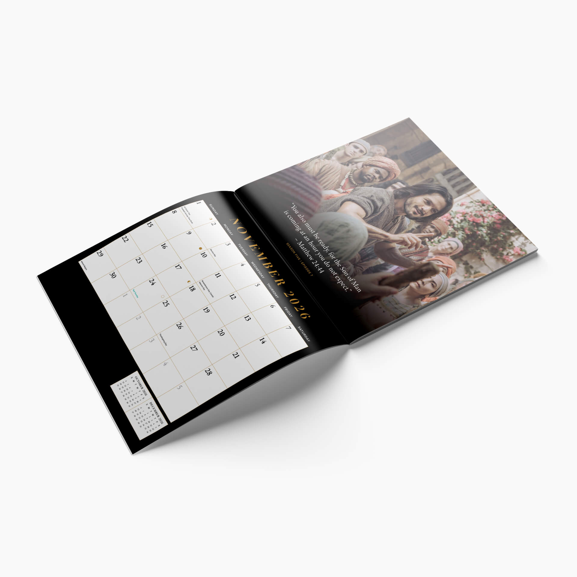 Los Elegidos - Calendario de pared 2026