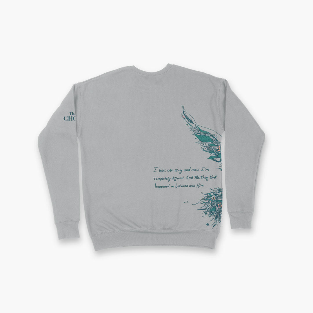 Ik was One Way 2.0 sweatshirt met ronde hals