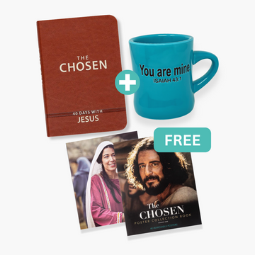 You Are Mine Diner Mug, The Chosen Devotional Book 1 & FREE The Chosen Season 1 Collection Book