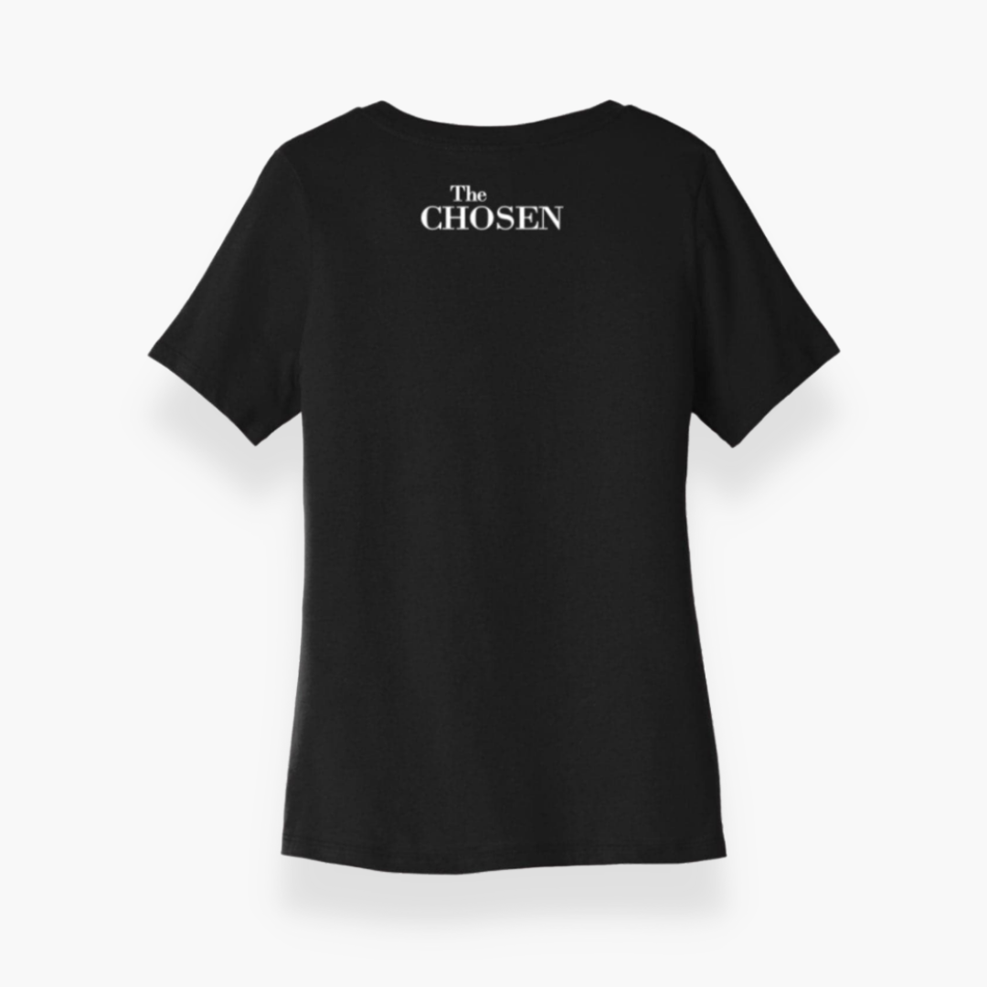Come And See Chosen T-Shirt (Limited Edition) - Black - Women's Vneck - Back