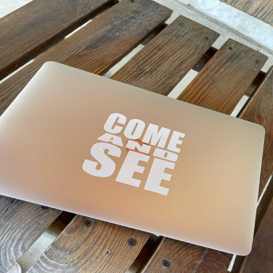 Come and See Stickers - Laptop