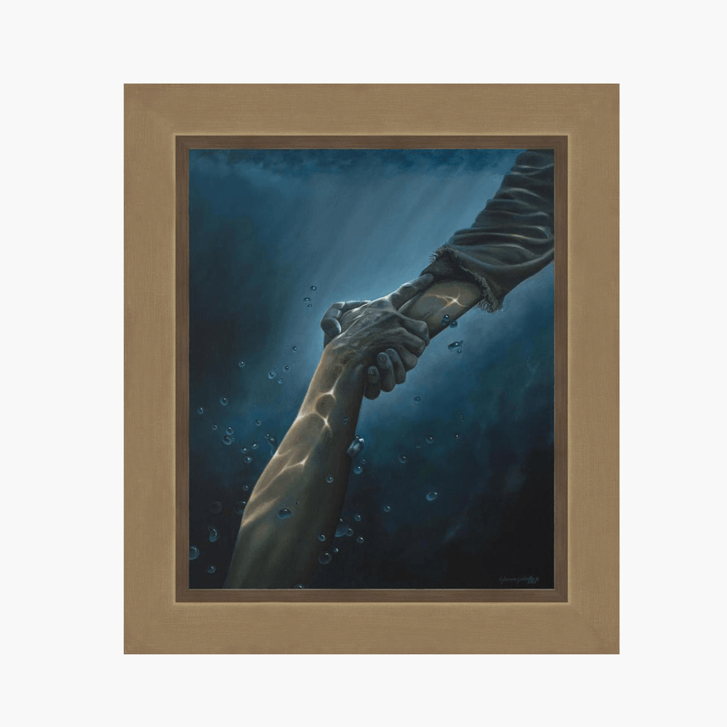 Ingelijste kunst "Laat me niet gaan".