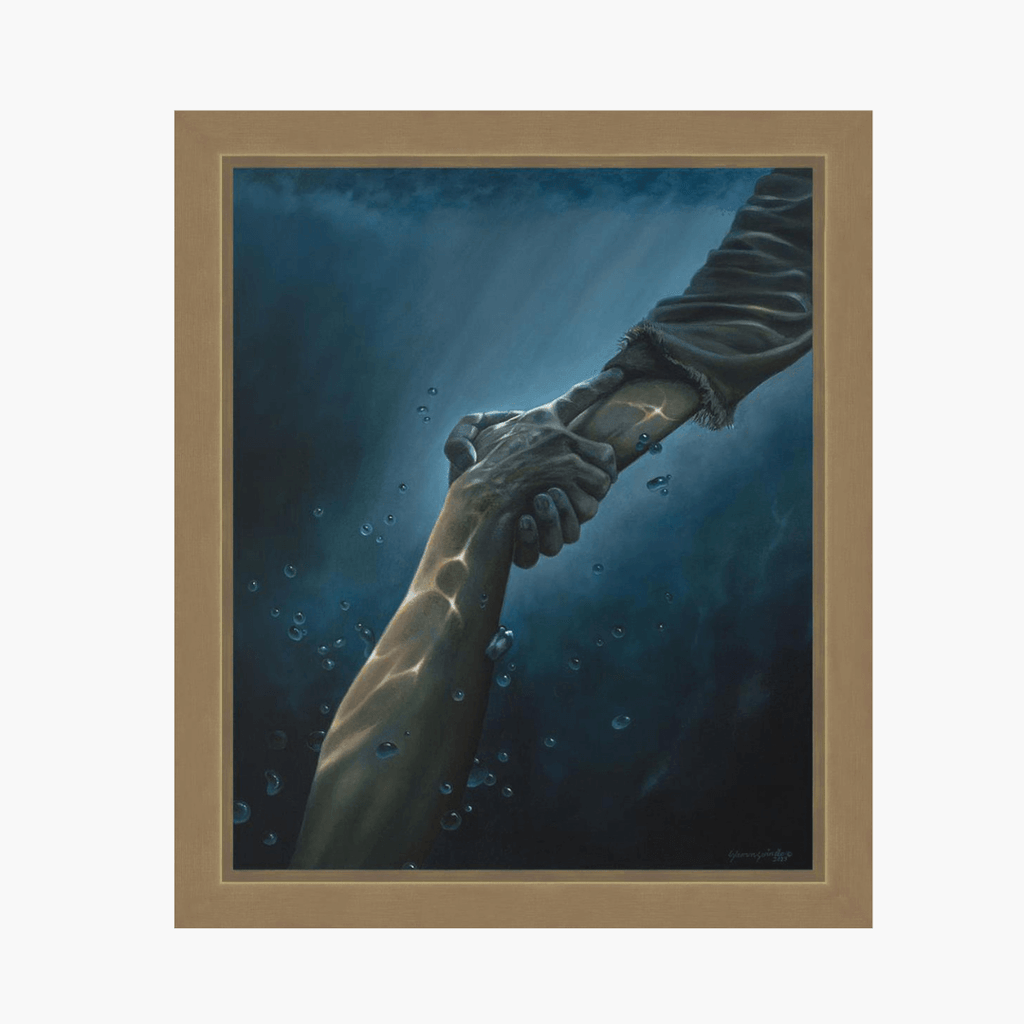 Ingelijste kunst "Laat me niet gaan".