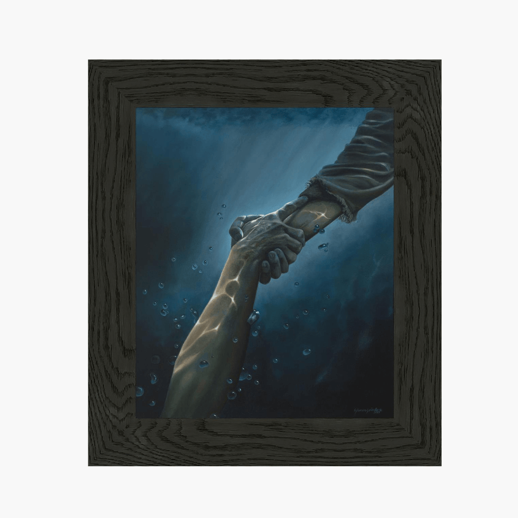 Ingelijste kunst "Laat me niet gaan".