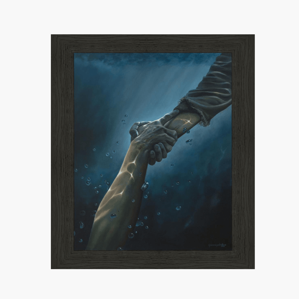 Ingelijste kunst "Laat me niet gaan".