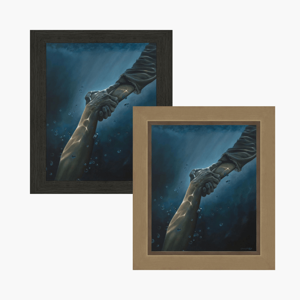 Ingelijste kunst "Laat me niet gaan".