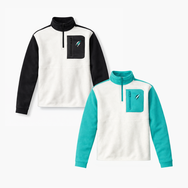 Three Fish Lightweight Fleece Quarter Zip