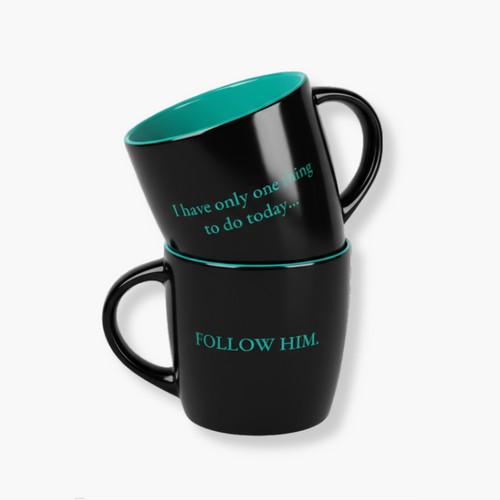 Follow Him Mug