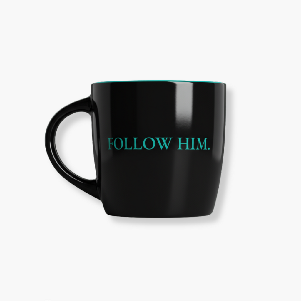 Follow Him Mug