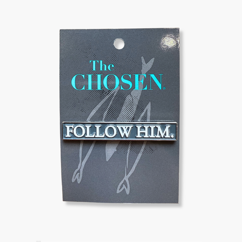 Follow Him Trading Pin