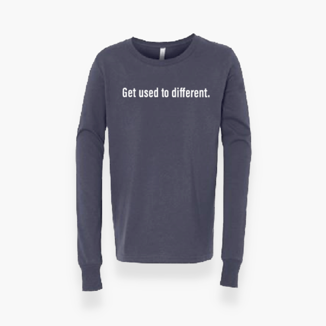 Get used to different Chosen Long Sleeve (Limited Edition) - Navy - Front