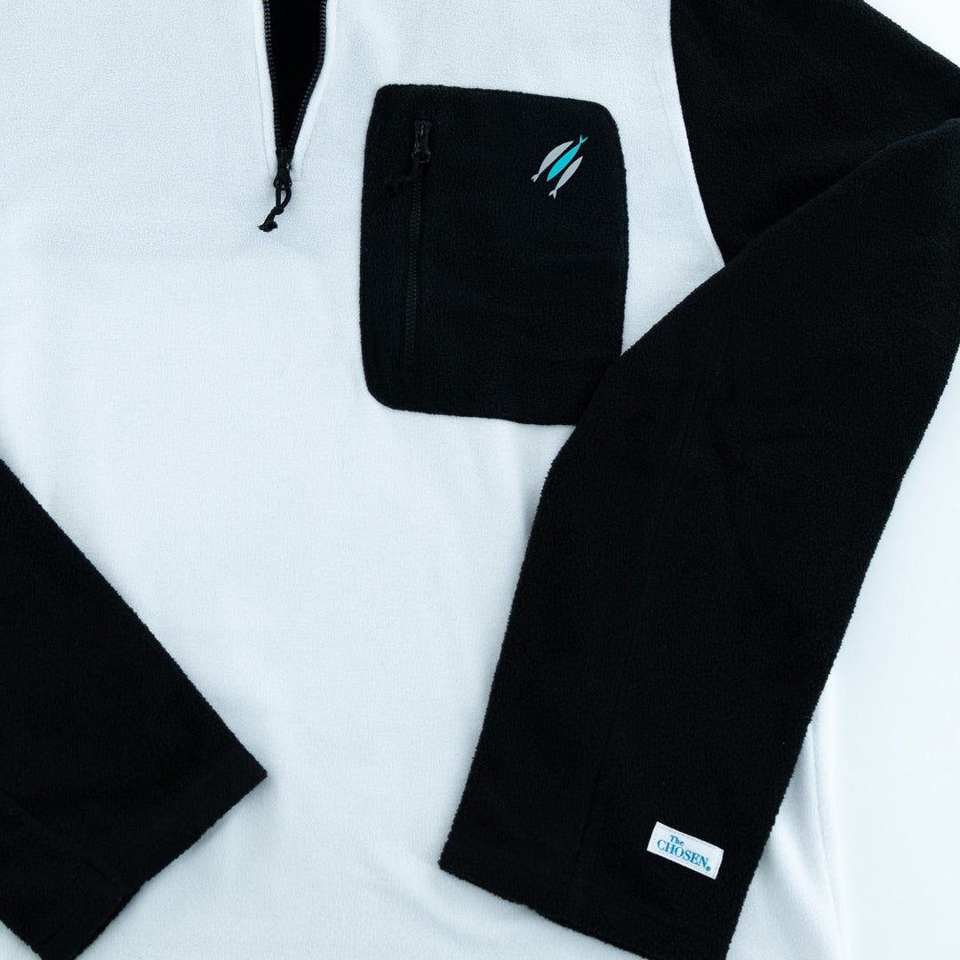 Three Fish Lightweight Fleece Quarter Zip