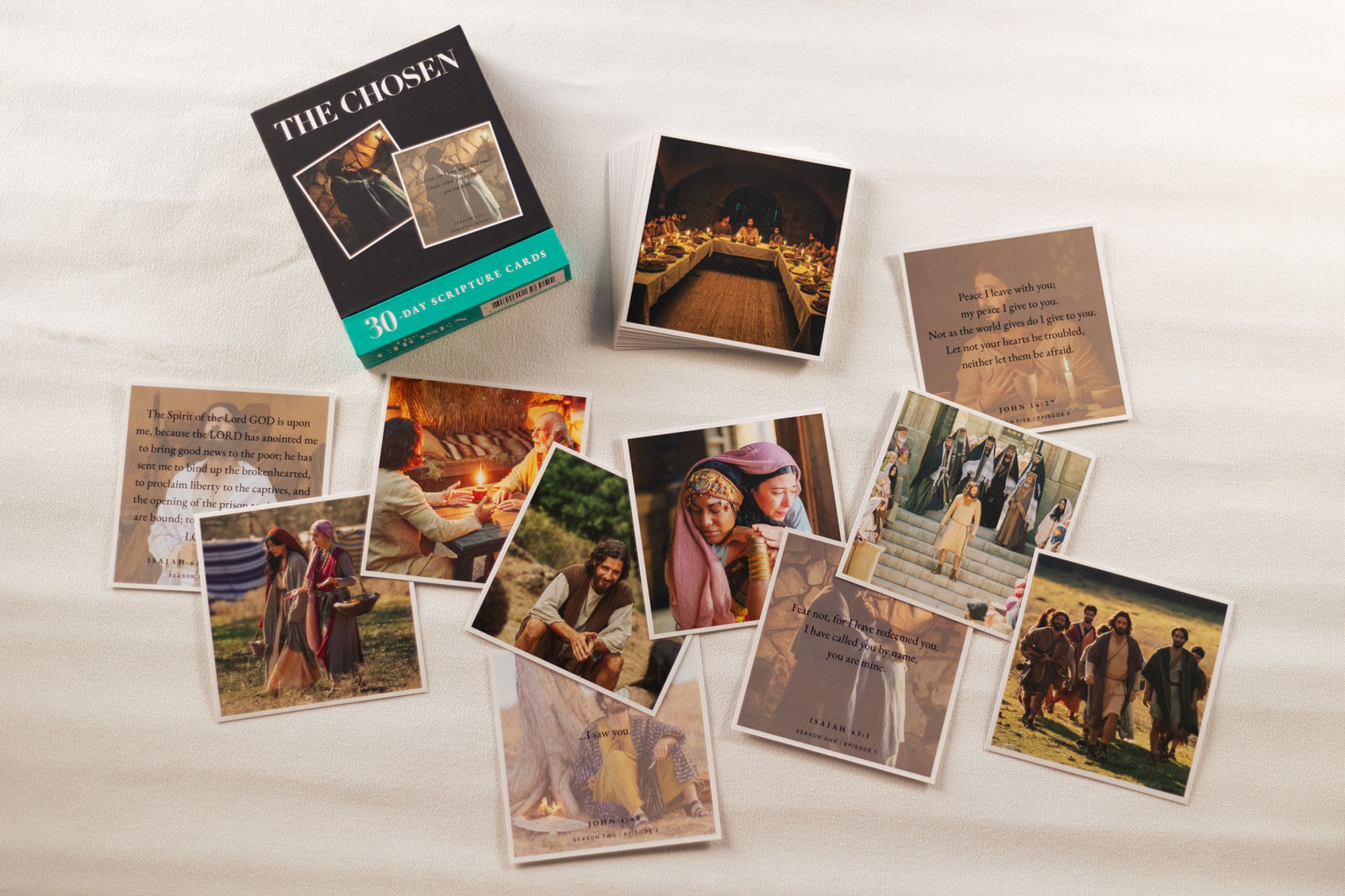 De gekozen schriftkaarten