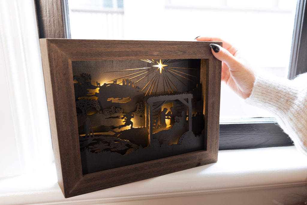 People Must Know Christmas Shadow Box