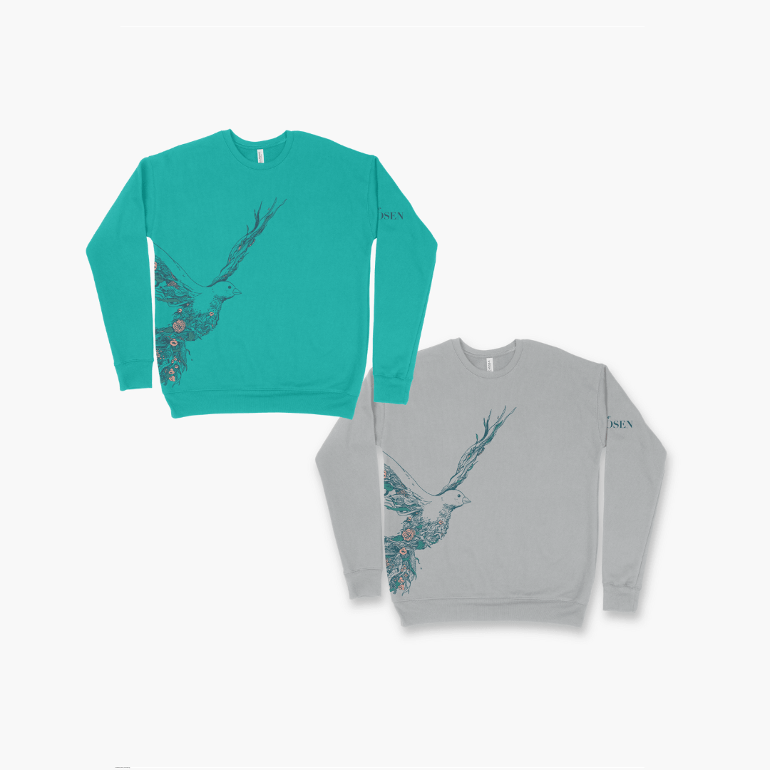 Ik was One Way 2.0 sweatshirt met ronde hals