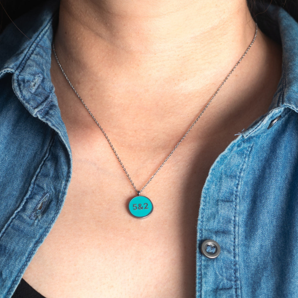 Hebrew 5 & 2 Necklace