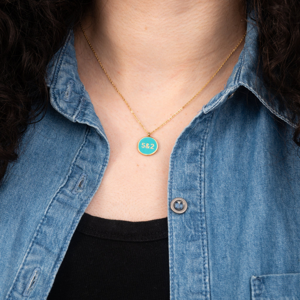 Hebrew 5 & 2 Necklace