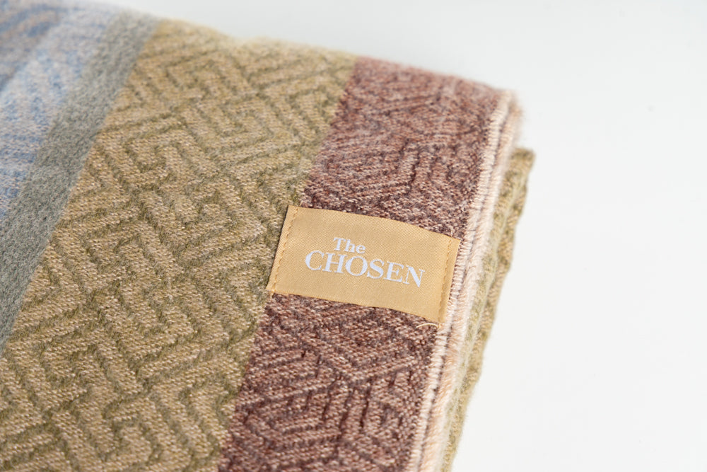 La coperta multicolore scelta