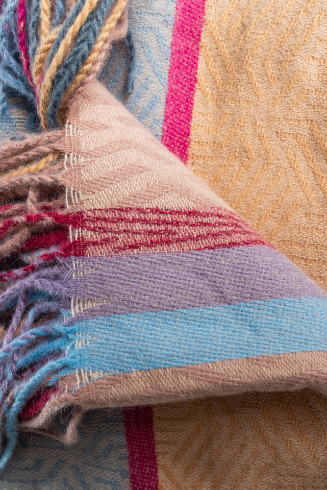 La coperta multicolore scelta