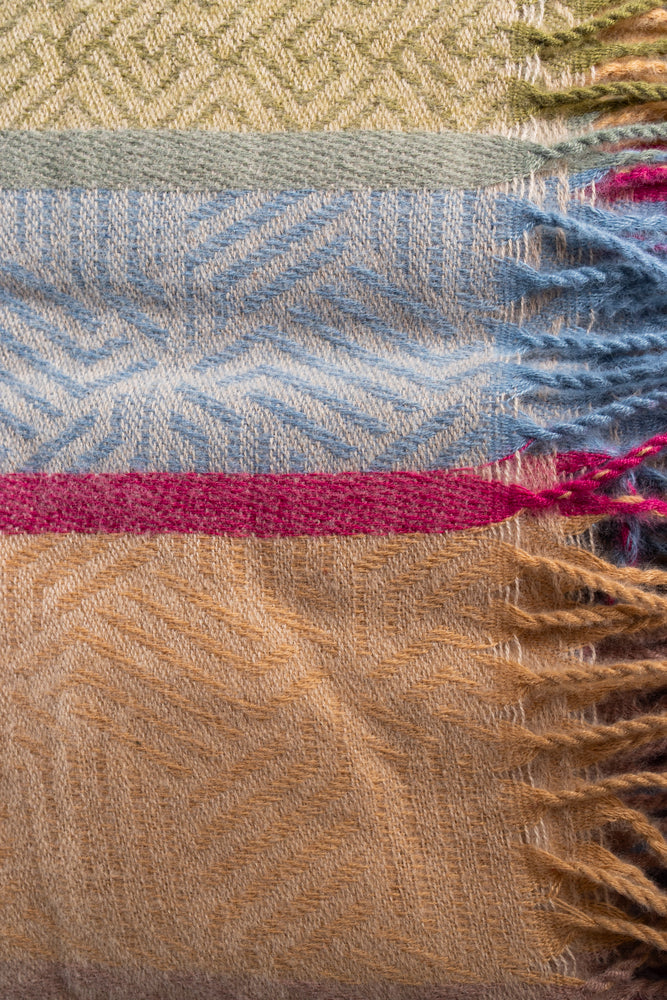 La coperta multicolore scelta